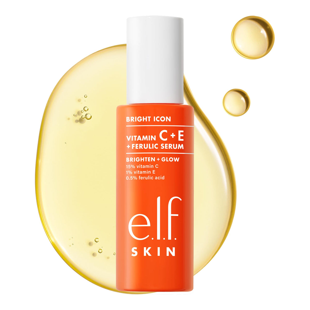 e.l.f. SKIN Bright Icon Vitamin C + E + Ferulic Serum, 1 oz e.l.f.