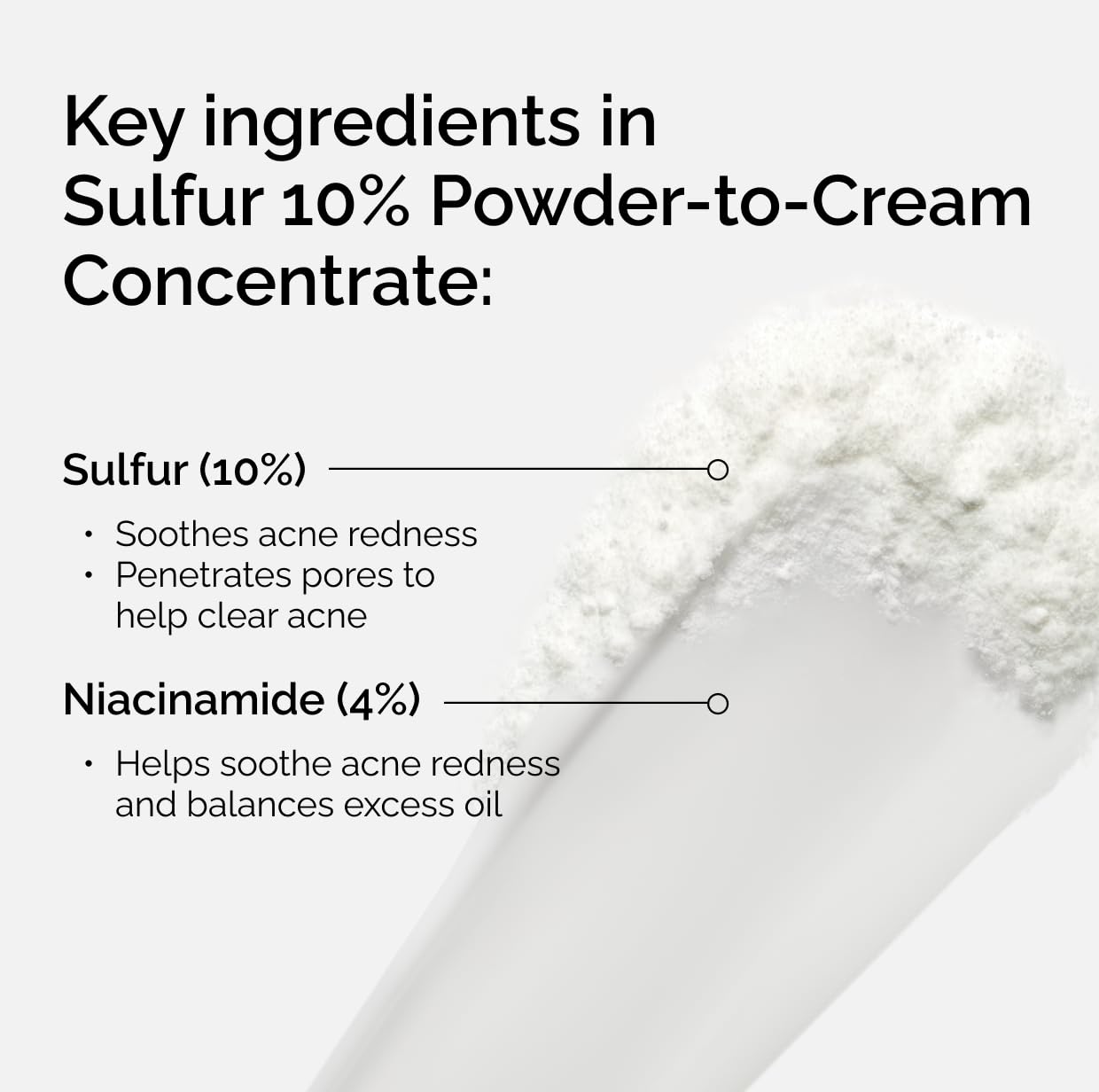 The Ordinary Sulfur 10% Powder-to-Cream Acne Spot Treatment Concentrate, Reduces Pimple Size and Zit Redness, 0.18 Oz The Ordinary