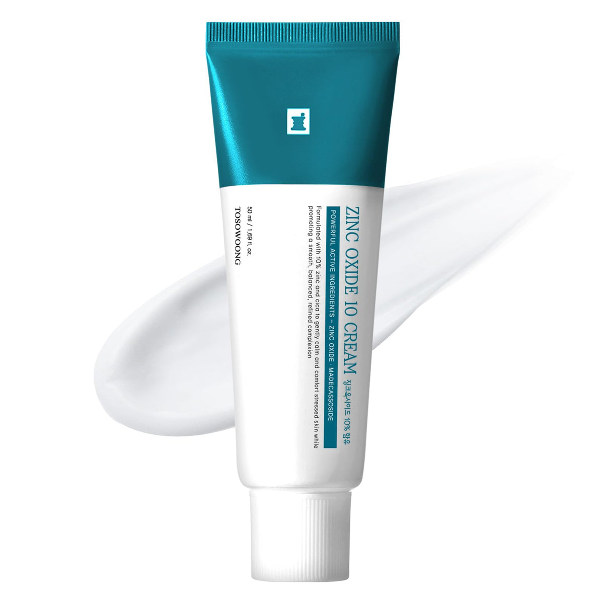 TOSOWOONG Zinc Oxide 10% Cream for Redness & Barrier, Rosacea Treatment TOSOWOONG