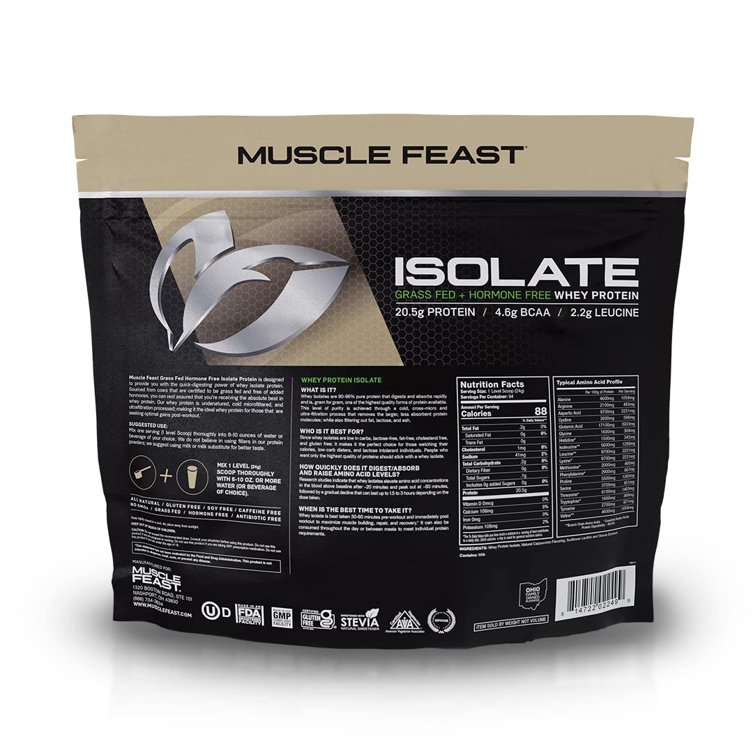 Muscle Feast Grass-Fed Whey Protein Isolate, All Natural Hormone Free Pasture Raised Muscle Feast buy australia supplements