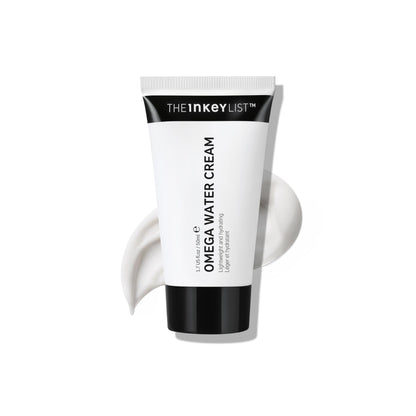 The INKEY List Omega Water Cream, Oil-Free Face Moisturiser, Lightweight Gel, Vegan Friendly Skincare, Suitable For Blemish Prone Skin The INKEY List