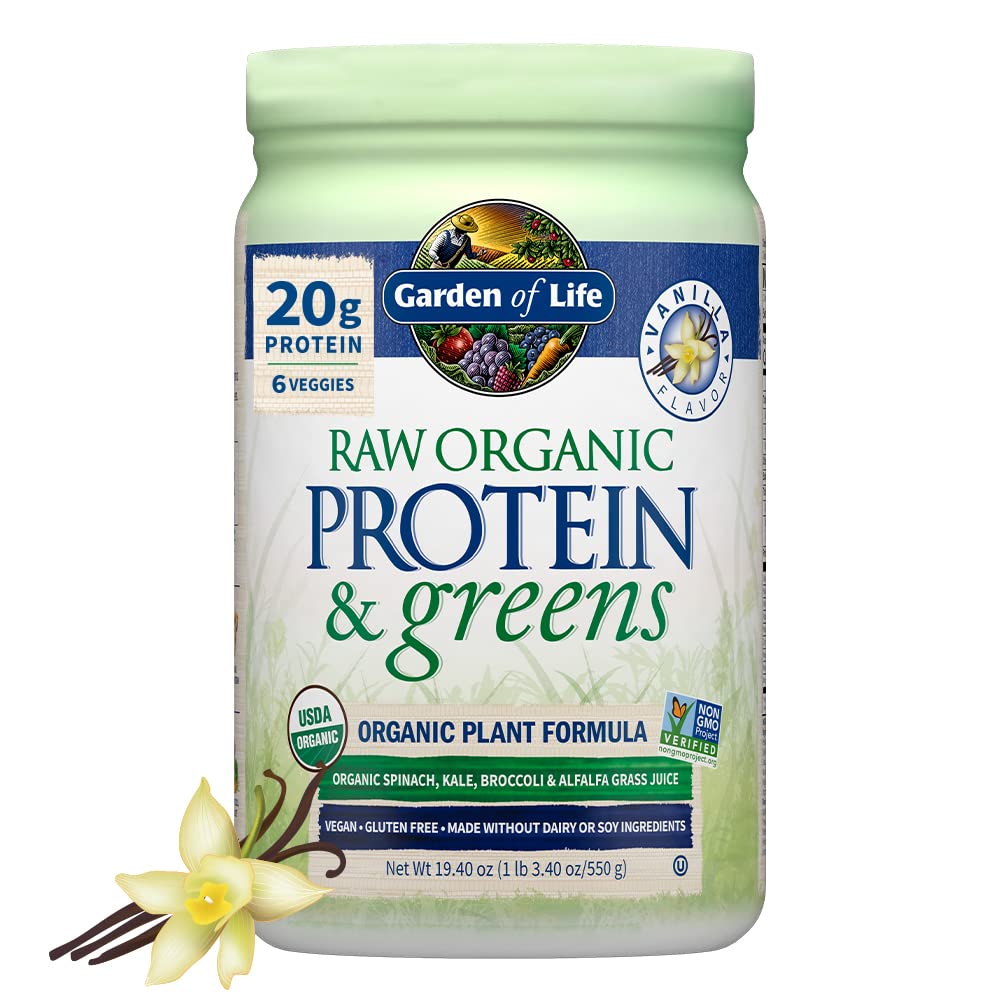 Garden of Life Raw Organic Protein & Greens Vanilla - Vegan Protein Powder Garden of Life buy australia supplements