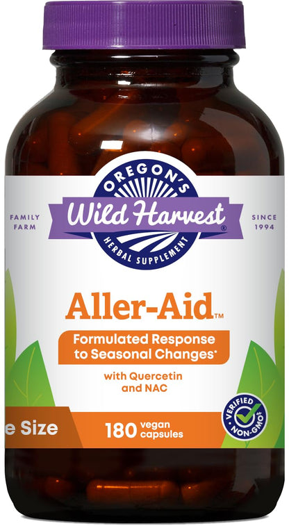 Oregon's Wild Harvest Aller-Aid with Quercetin Supplement, 90 Count Gsupps Australia