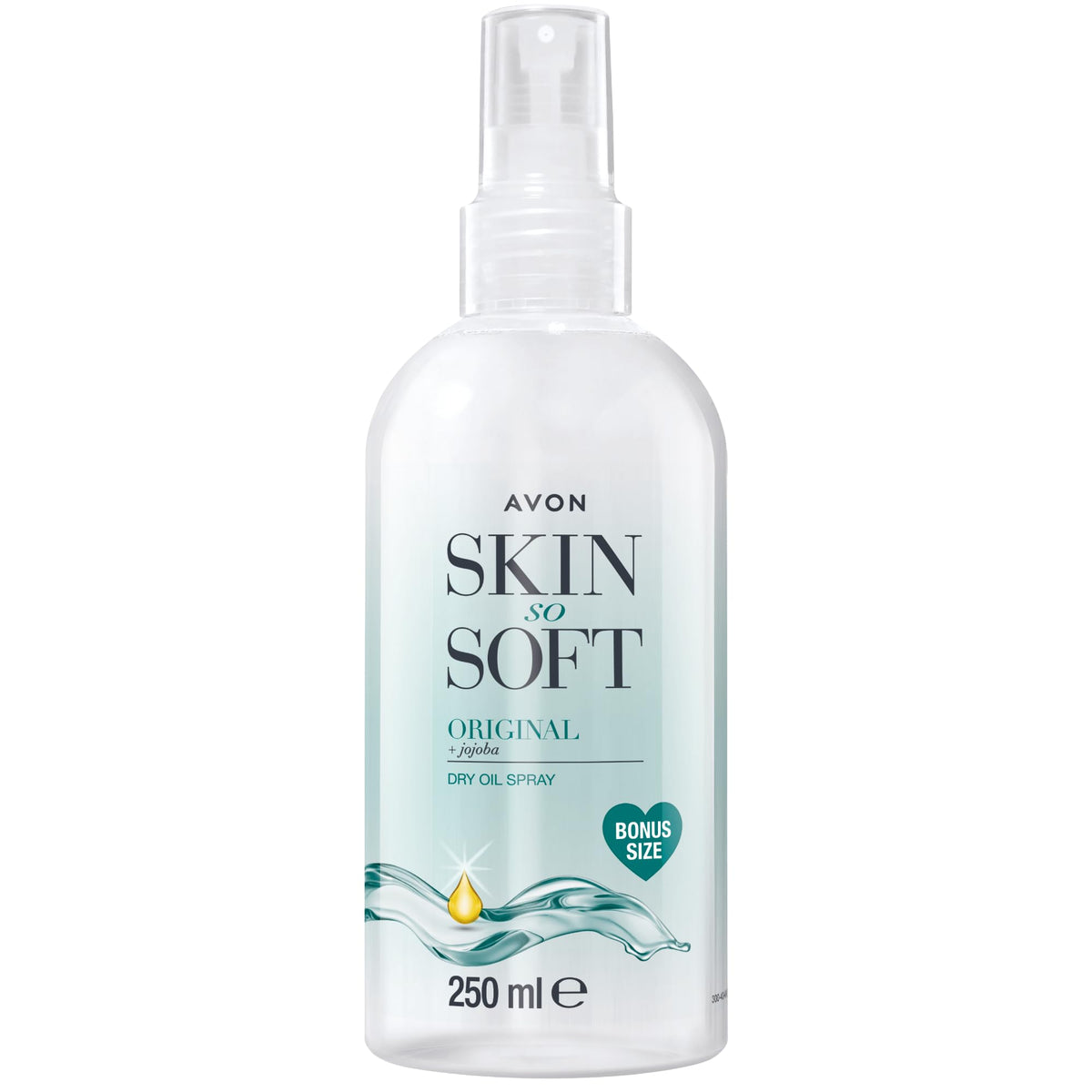 AVON SKIN SO SOFT Original Dry Oil Spray – Lightweight Moisturizing Body Oil with Jojoba & Vitamin E, Fast Absorbing, Non-Greasy, 8.45 fl oz (250 ML) AVON