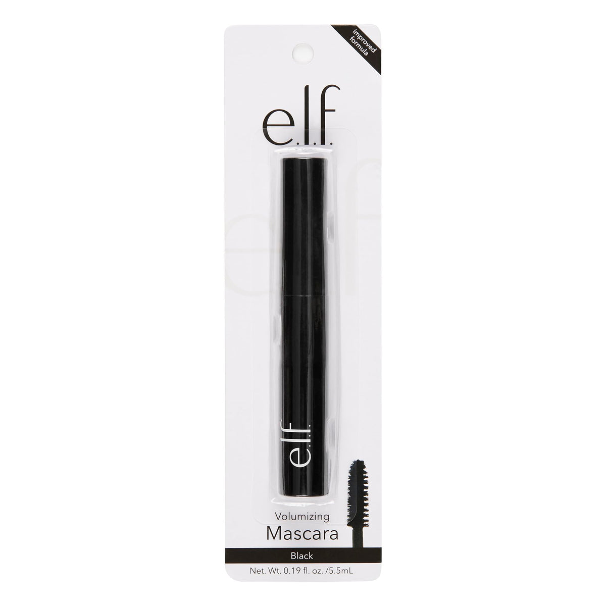 e.l.f. Volumizing Mascara, Mascara For Fuller, Thicker-Looking Lashes, Enriched With Vitamin E, Black e.l.f.
