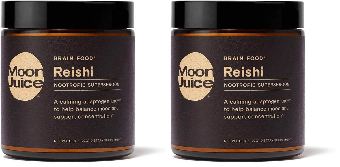 Reishi by Moon Juice - Organic Reishi Mushroom Powder Extract (700mg 1,3 and 1,6 Beta-Glucans per Serving) - Supports Mood, Concentration & Healthy Immune System - Vegan, Non-GMO (1.3oz)
