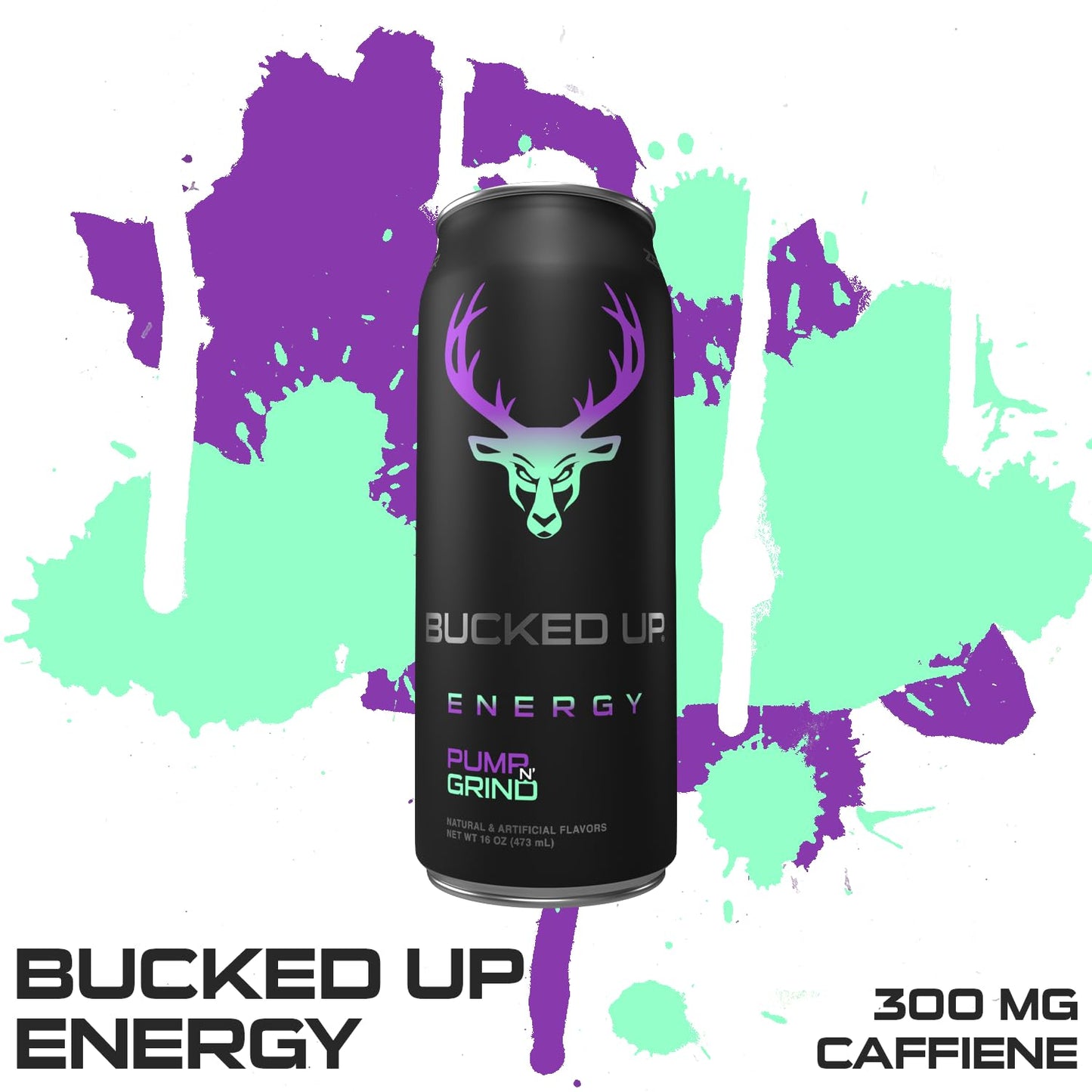 Bucked Up Energy Drink 300mg (Blood Raz) (12 CT)