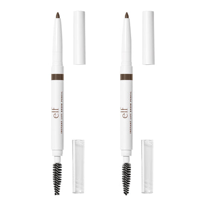e.l.f. Instant Lift Brow Pencil, Dual-Ended Precision Brow Pencils For Shaping & Defining Eyebrows, Vegan & Cruelty-Free, Neutral Brown, 2-Pack e.l.f.