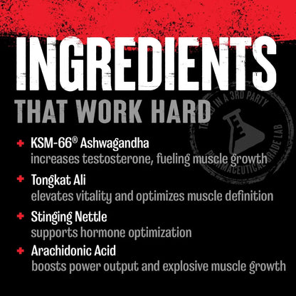 Animal Test Booster for Men - Male Enhancing Supplement Libido Booster for Strength Athletes & Bodybuilders to Increase Stamina, Endurance, Muscle Growth, All-in-One Packs – 21 Day Cycle Animal