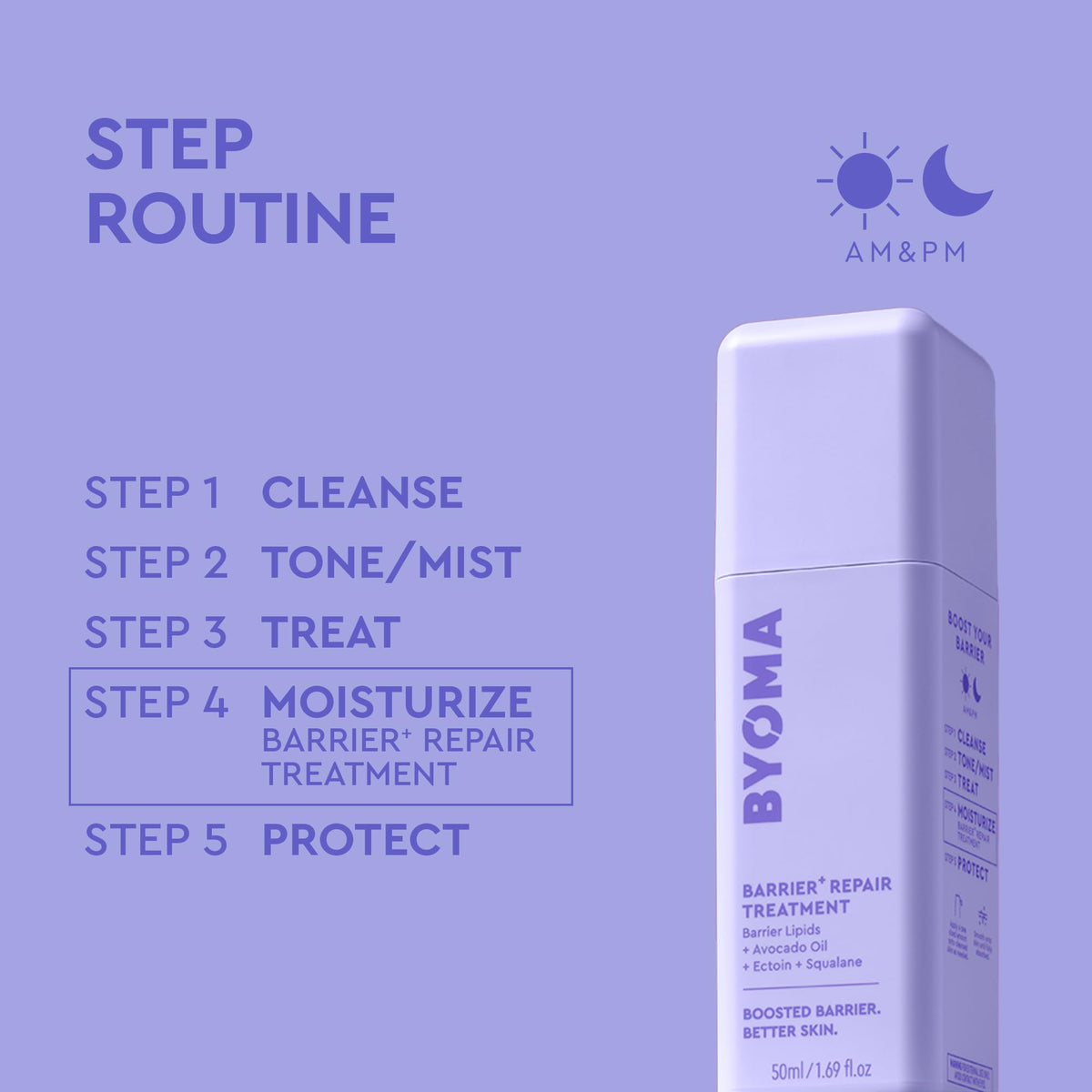 BYOMA Moisturizer - Barrier Repair Treatment Moisturizer Face Cream BYOMA
