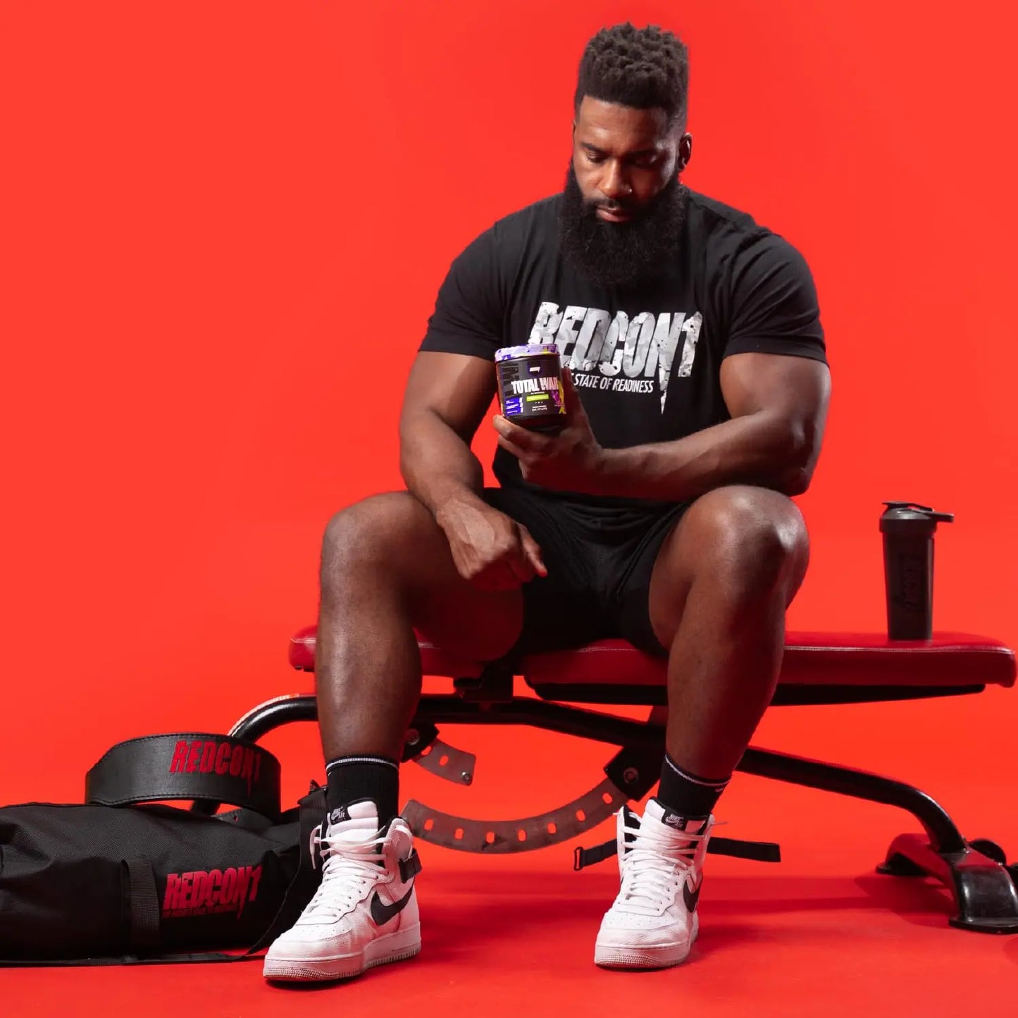 REDCON1 Total War Pre Workout - Beta Alanine + Citrulline Malate Keto Friendly Preworkout for Men & Women with 320mg of Caffeine - Fast Acting -Blue Lemonade (30 Servings) REDCON1