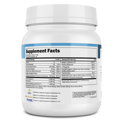 Transparent Labs Lean Pre-Workout - Body Recomposition Pre Workout for Men and Women with Acetyl L-Carnitine, Beta Alanine Powder, & PurCaf Organic Caffeine Powder - 30 Servings, Strawberry Lemonade