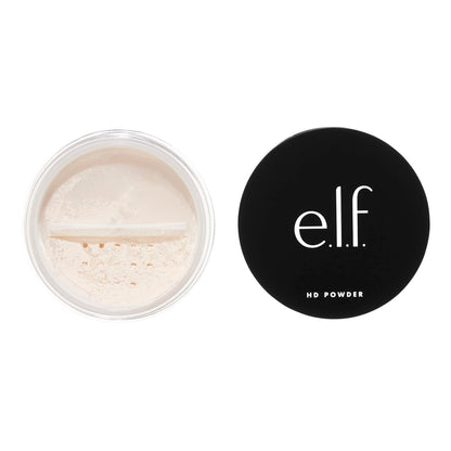 e.l.f. High Definition Powder, Loose Powder, Lightweight, Long-Lasting, Creates Soft Focus Effect, Masks Fine Lines & Imperfections, 0.28 Oz, Soft Luminance e.l.f.