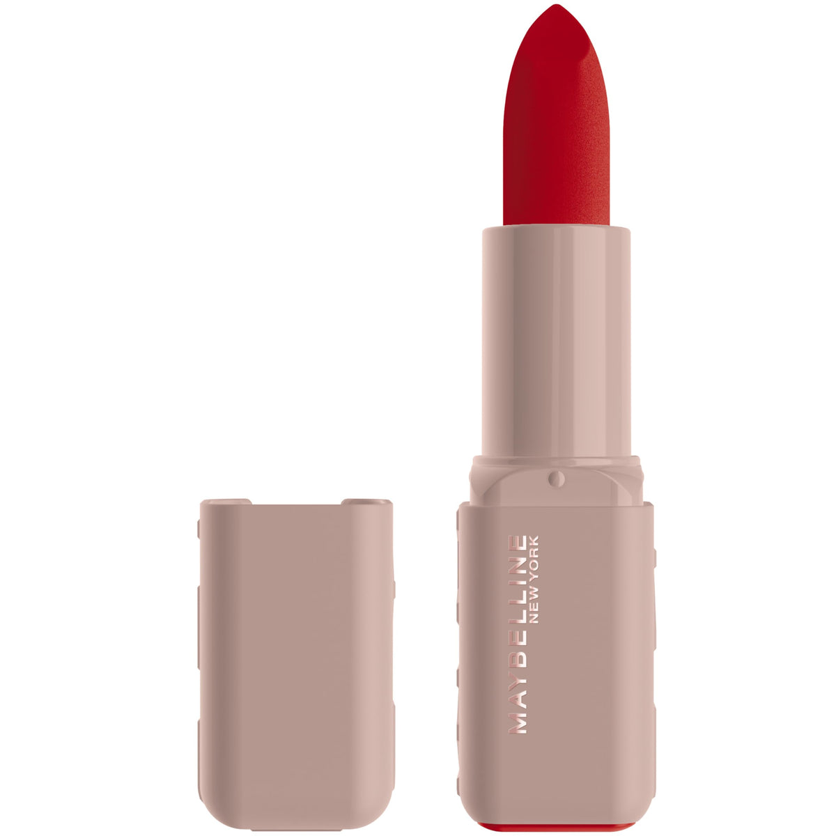 MAYBELLINE Serum Lipstick, Hydrating Lip Makeup with 8HRs of Lip Plumping Moisture with Hyaluronic Acid + Oil Blend, Wild Card (Midtone Red Matte) MAYBELLINE