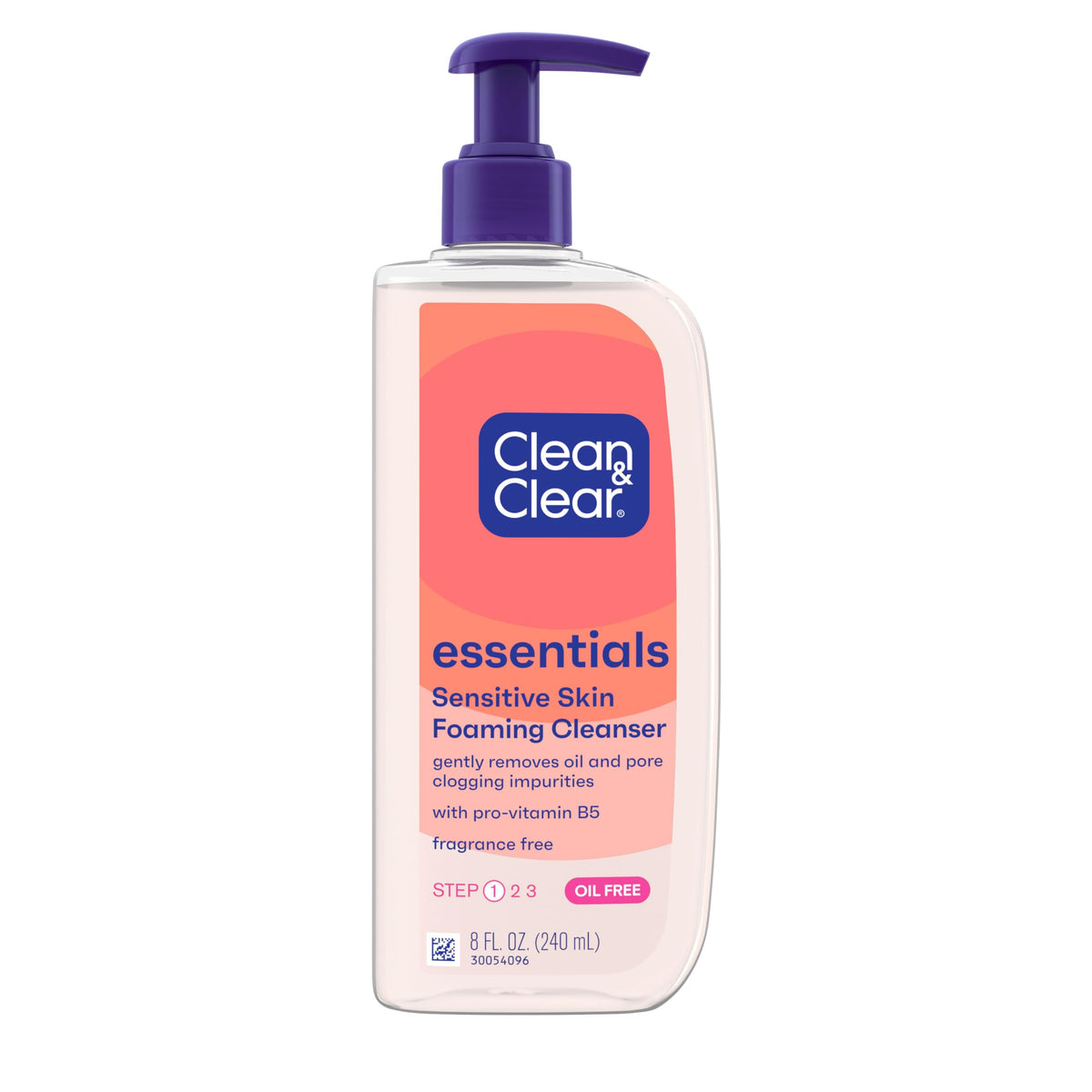 Clean & Clear Essentials Oil-Free Foaming Facial Cleanser, 8 fl oz Clean & Clear