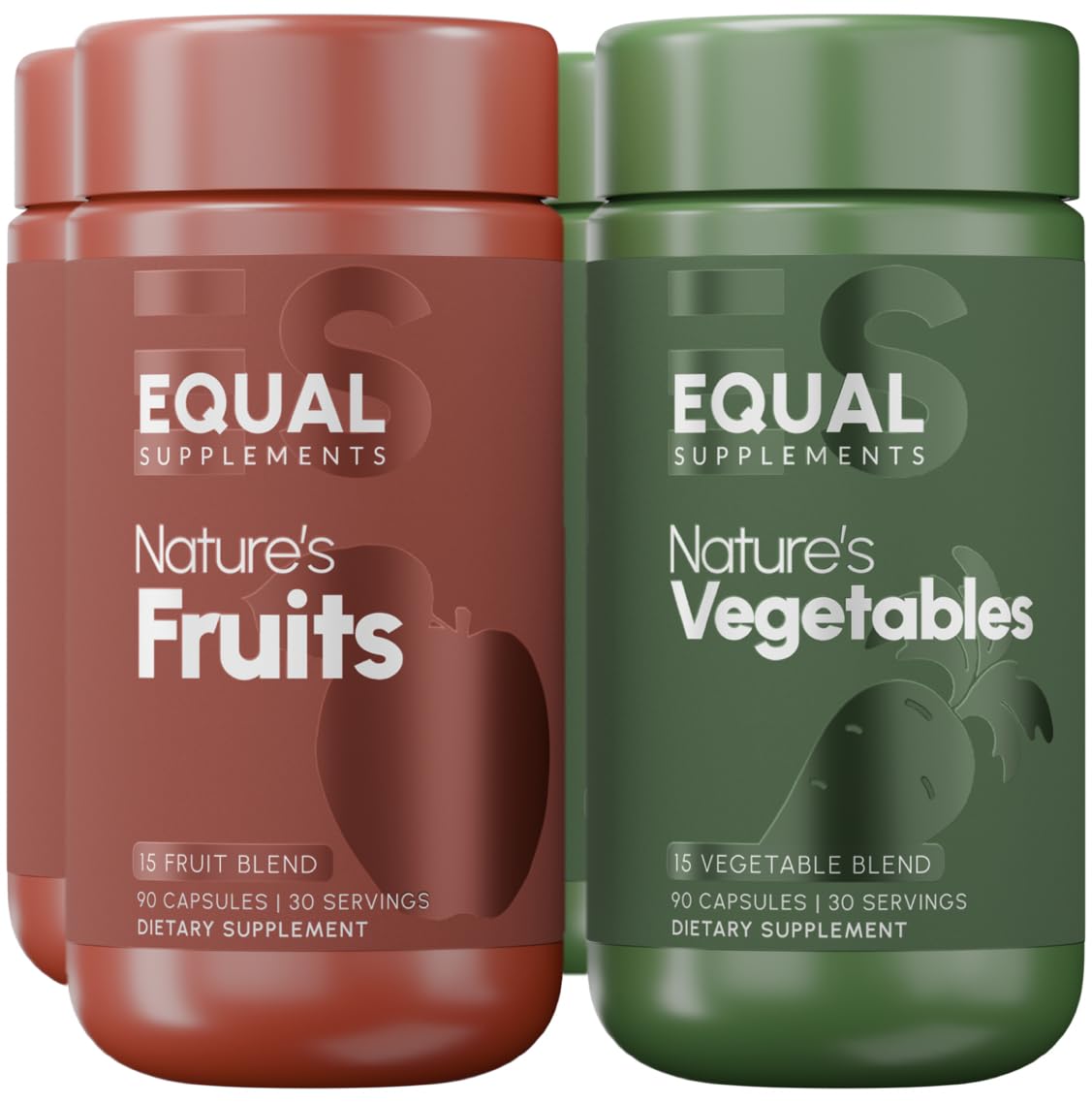 Equal Supplements Fruits and Vegetables Capsules | 2 Month Supply | GMP Certified-Manufactured in US | Fruit and Veggies Supplement for Balance | of Nature, Fruit and Vegetable Capsule for Adults Equal Supplements buy australia supplements