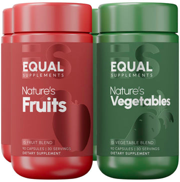 Equal Supplements Fruits and Vegetables Capsules | 2 Month Supply | GMP Certified-Manufactured in US | Fruit and Veggies Supplement for Balance | of Nature, Fruit and Vegetable Capsule for Adults Equal Supplements buy australia supplements