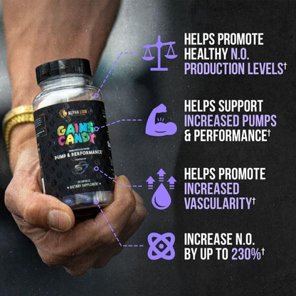 ALPHA LION Gains Candy, Pills that Support Weight Loss, Energy Supplements, 100% Natural Extract, Calorie Burning, Regulates Healthy Metabolism, 60 Capsules (Fat Loss - CaloriBurn®)