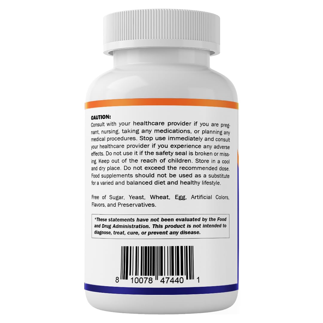 Vitamatic Lactase Enzyme 9000 FCC 240 Tablets - Lactose Intolerance Relief Caplets Vitamatic