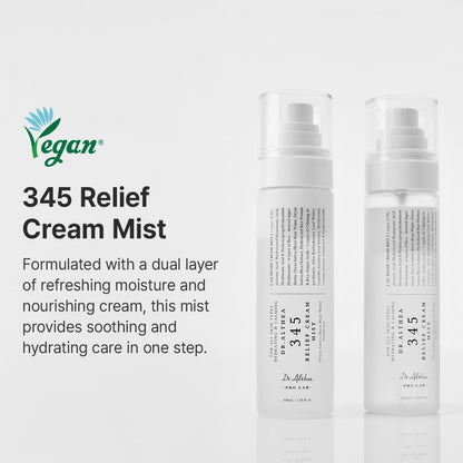 Dr.Althea 345 Relief Cream Mist, Korean Vegan Skin Care, 3.38 Fl Oz Dr.Althea