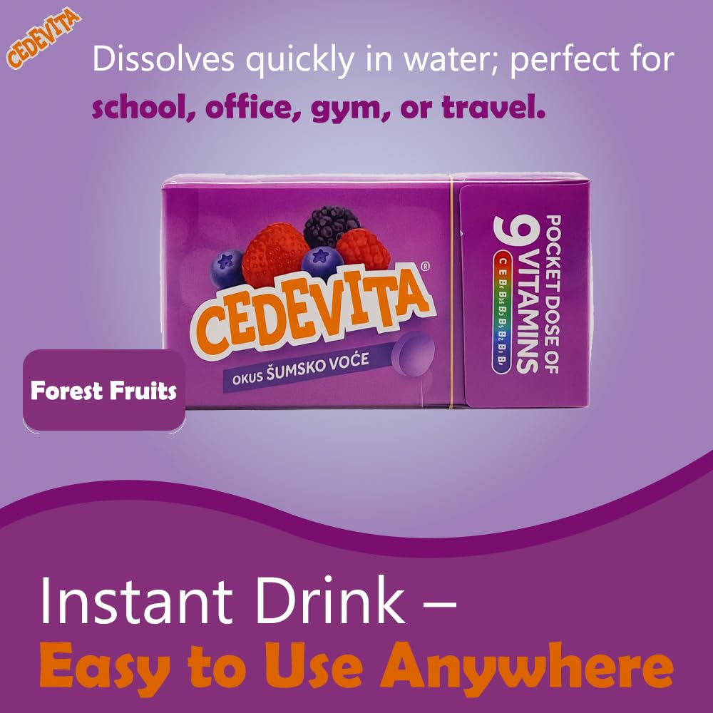 Cedevita Multivitamin Healthy and Sweet Candies - Pack of 8 (Forest Fruit) SORINA buy australia supplements