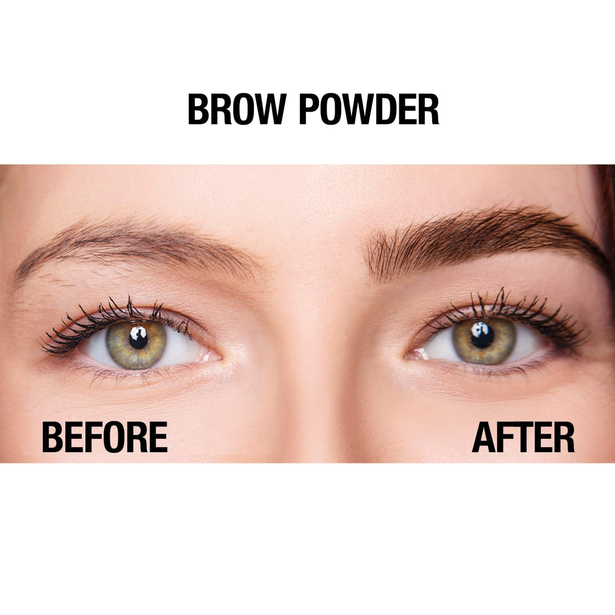 Palladio Brow Powder for Eyebrows, Soft and Natural Eyebrow Powder with Jojoba Oil & Shea Butter, Helps Enhance & Define Brows, Compact Size for Purse or Travel, Includes Applicator Brush, Soft Brown Palladio