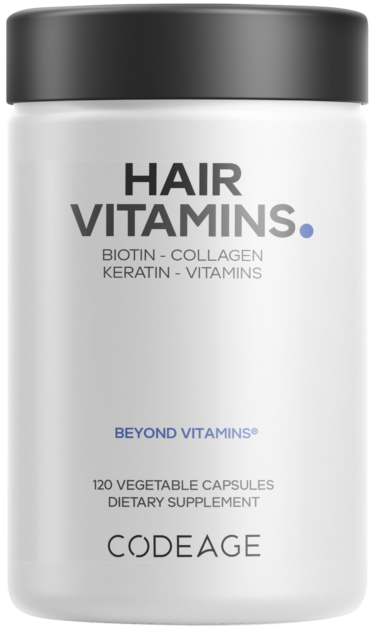 Codeage Hair Vitamins 10000 mcg Biotin, Keratin, Collagen, Vitamin A, B12, C, D3, E, Zinc, Turmeric, Probiotics, Enzymes, Inositol - Hair Care Support - Healthy Hair Supplement Pills - 120 Capsules Codeage buy australia supplements