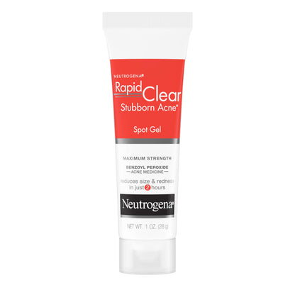 Neutrogena Rapid Clear Stubborn Acne Spot Treatment Gel, Maximum Strength 10% Benzoyl Per-oxide Neutrogena