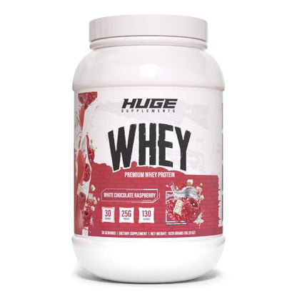 Huge Whey, Protein Powder for Muscle Gain, 25g Protein, 12g EAAs, Supports Muscle Growth, Performance & Recovery (Chocolate Brownie, 30 Servings)