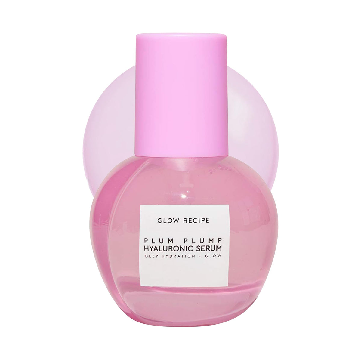 Glow Recipe Plum Plump Hyaluronic Acid Serum, Hydrating + Plumping Face Serum, Korean Serum with Vitamin B5, Barrier Support + Antioxidants, Vegan (30ml) Glow Recipe