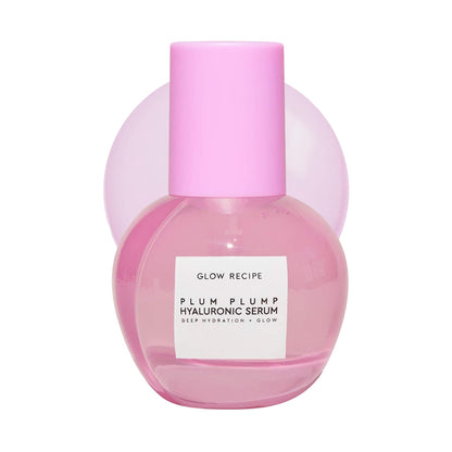 Glow Recipe Plum Plump Hyaluronic Acid Serum, Hydrating + Plumping Face Serum, Korean Serum with Vitamin B5, Barrier Support + Antioxidants, Vegan (30ml) Glow Recipe