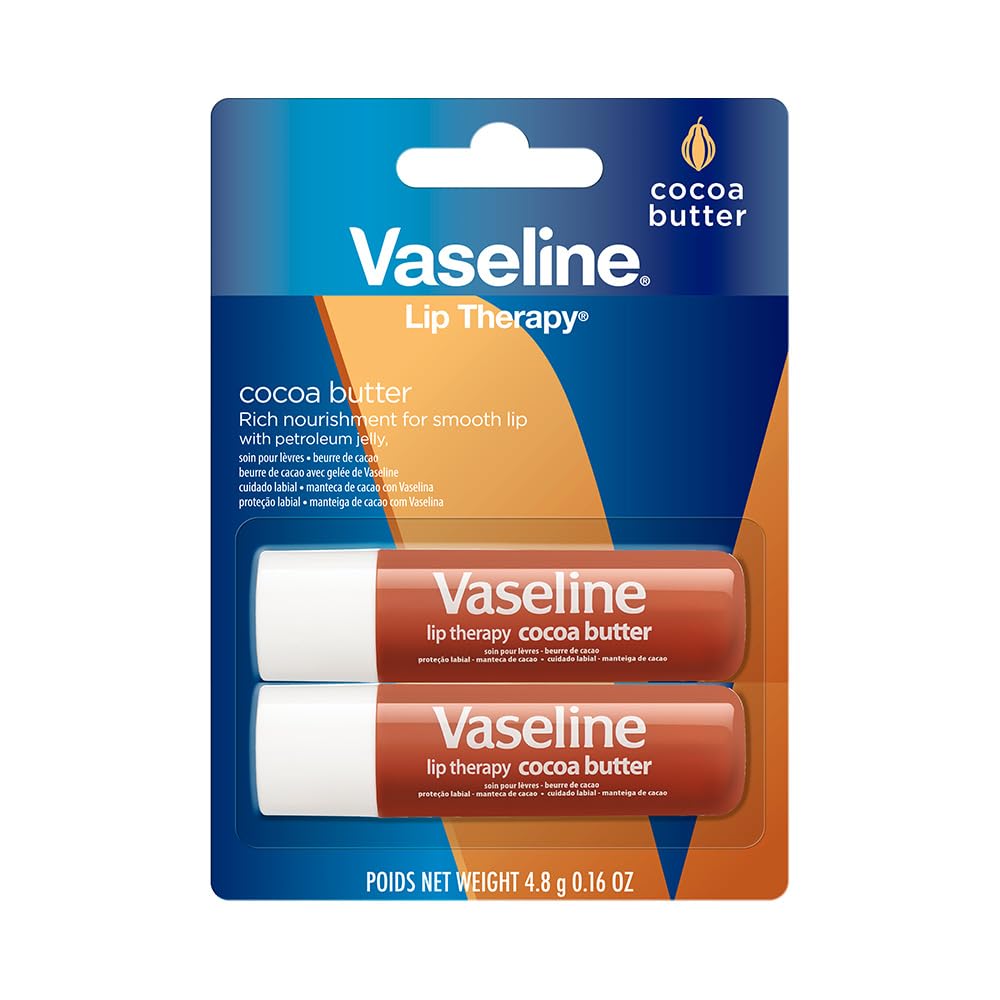Vaseline Lip Therapy Cocoa Butter Twin Pack Vaseline