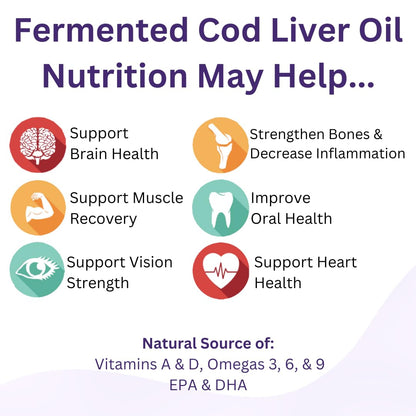Green Pasture Fermented Cod Liver Oil & Butter Oil Blend - Wild Alaska Cod, Vitamins A & D, Omega-3-6-9, MSC Certified, 120 Capsules Green Pasture