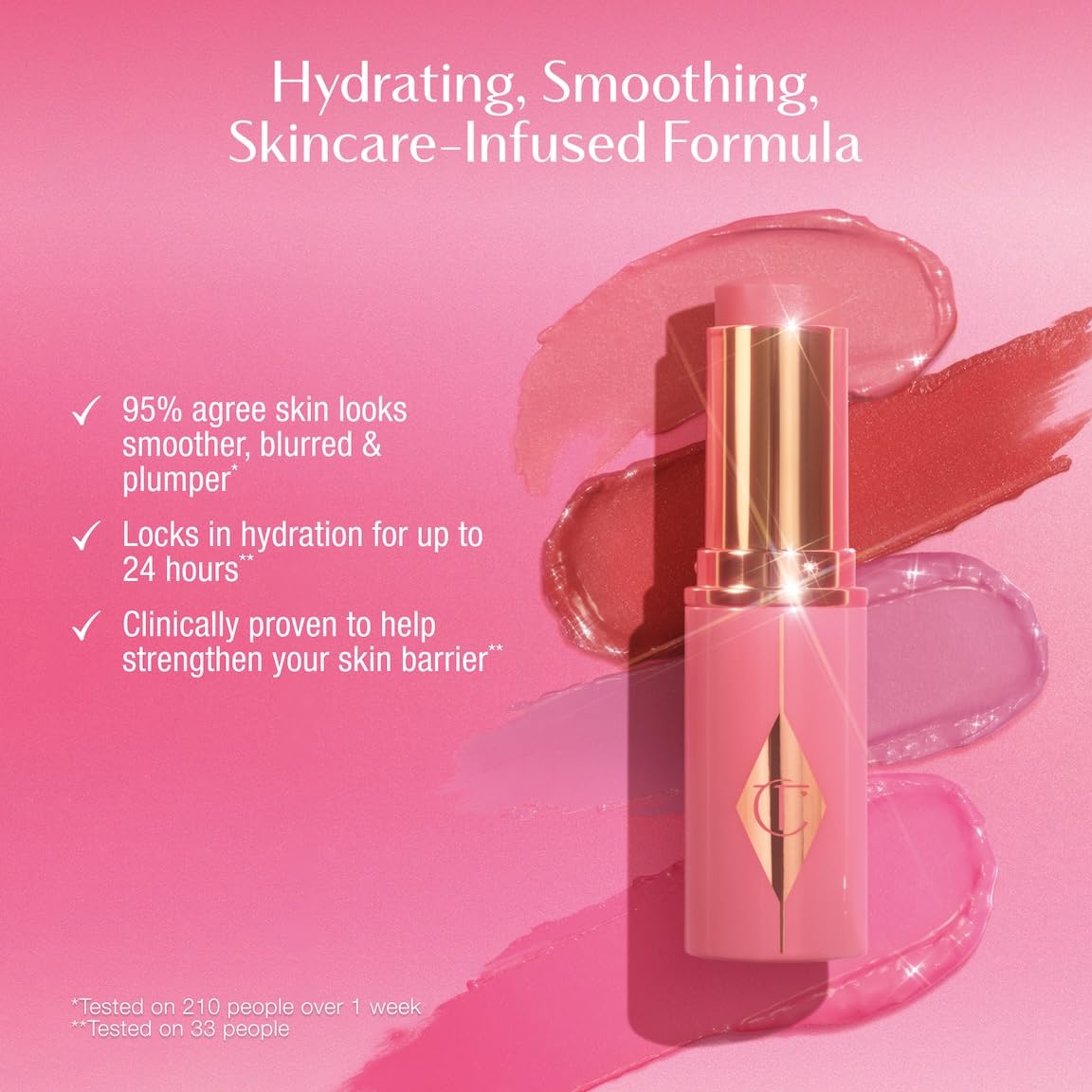 Charlotte Tilbury Unreal Healthy Glow Blush Stick - Buildable Cream Makeup Charlotte Tilbury