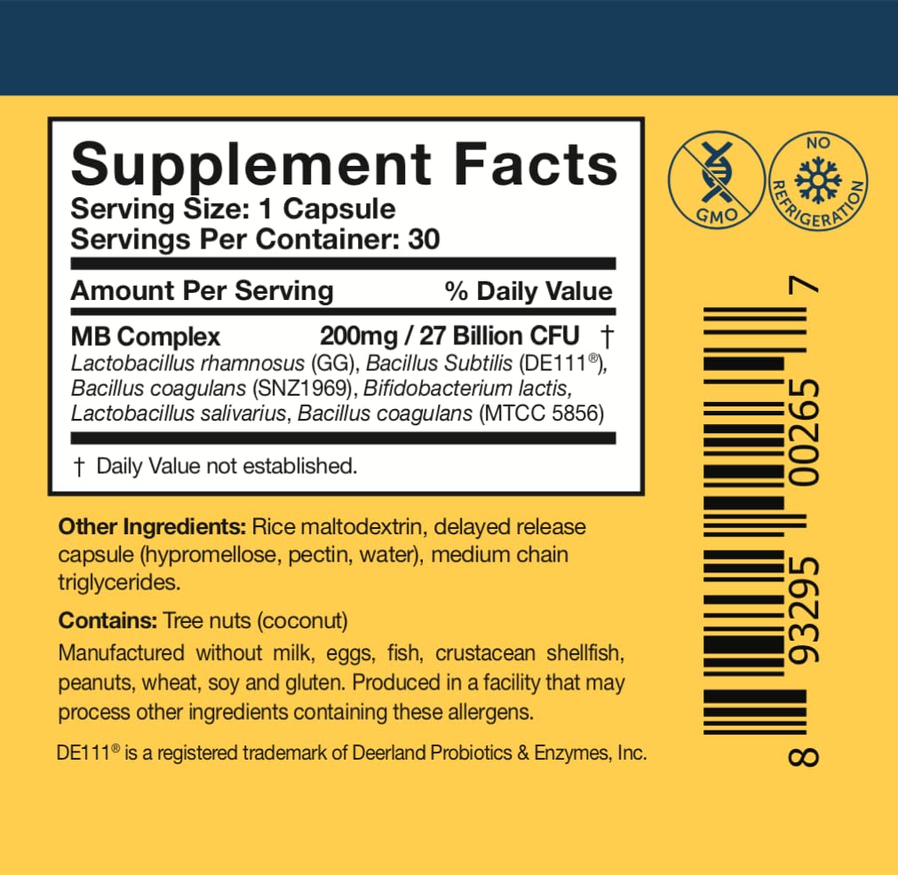 Researched Nutritionals Multi-Biome - Dual-Action Probiotics for Women & Men - Spore + Live Strain Formula with Delayed-Release Capsules for Gut Health, Histamine & Immune Support (30 ct) Researched Nutritionals buy australia supplements