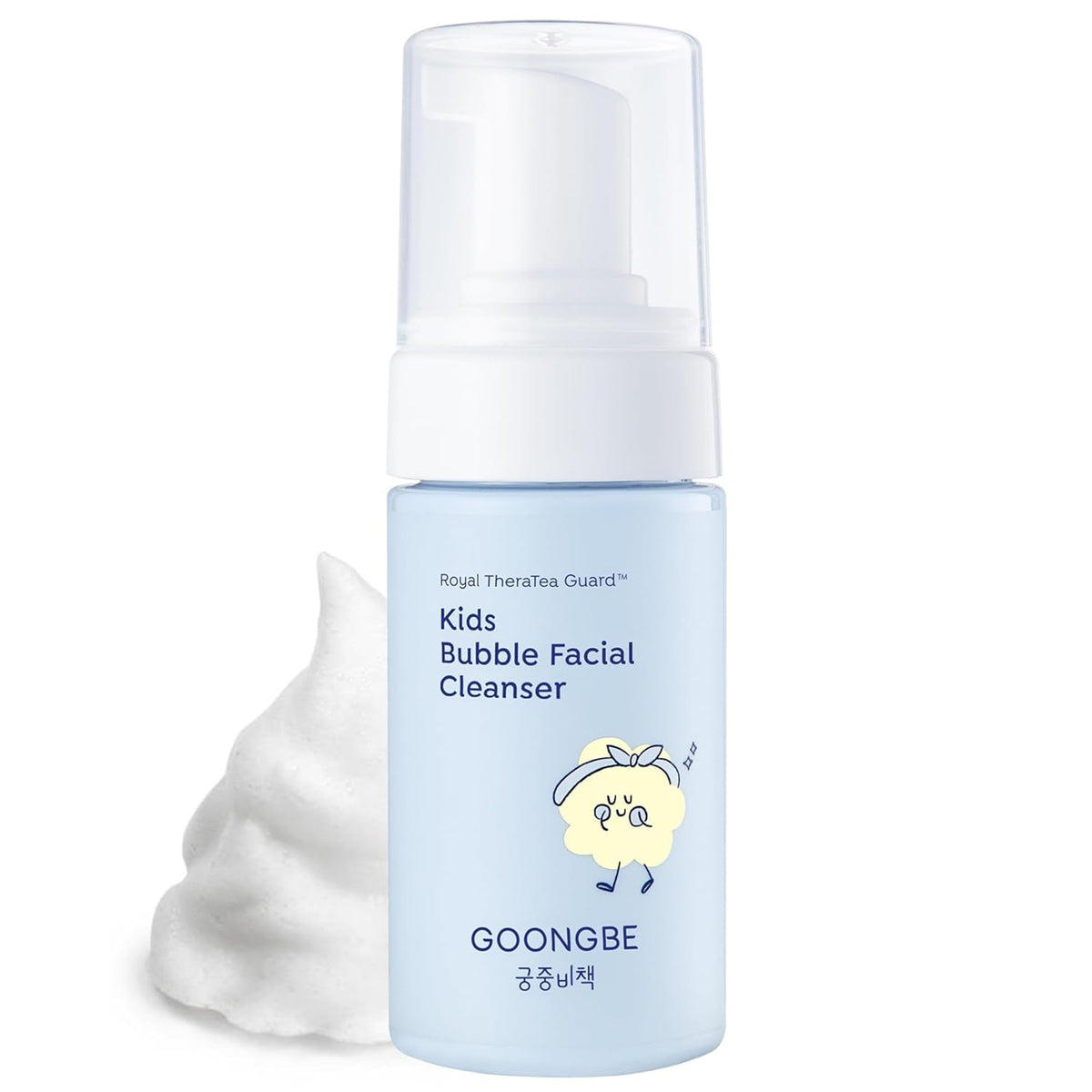 GOONGBE Kids Bubble Face Wash, Tear-Free Foam for Sensitive Skin 3.38 fl oz GOONGBE