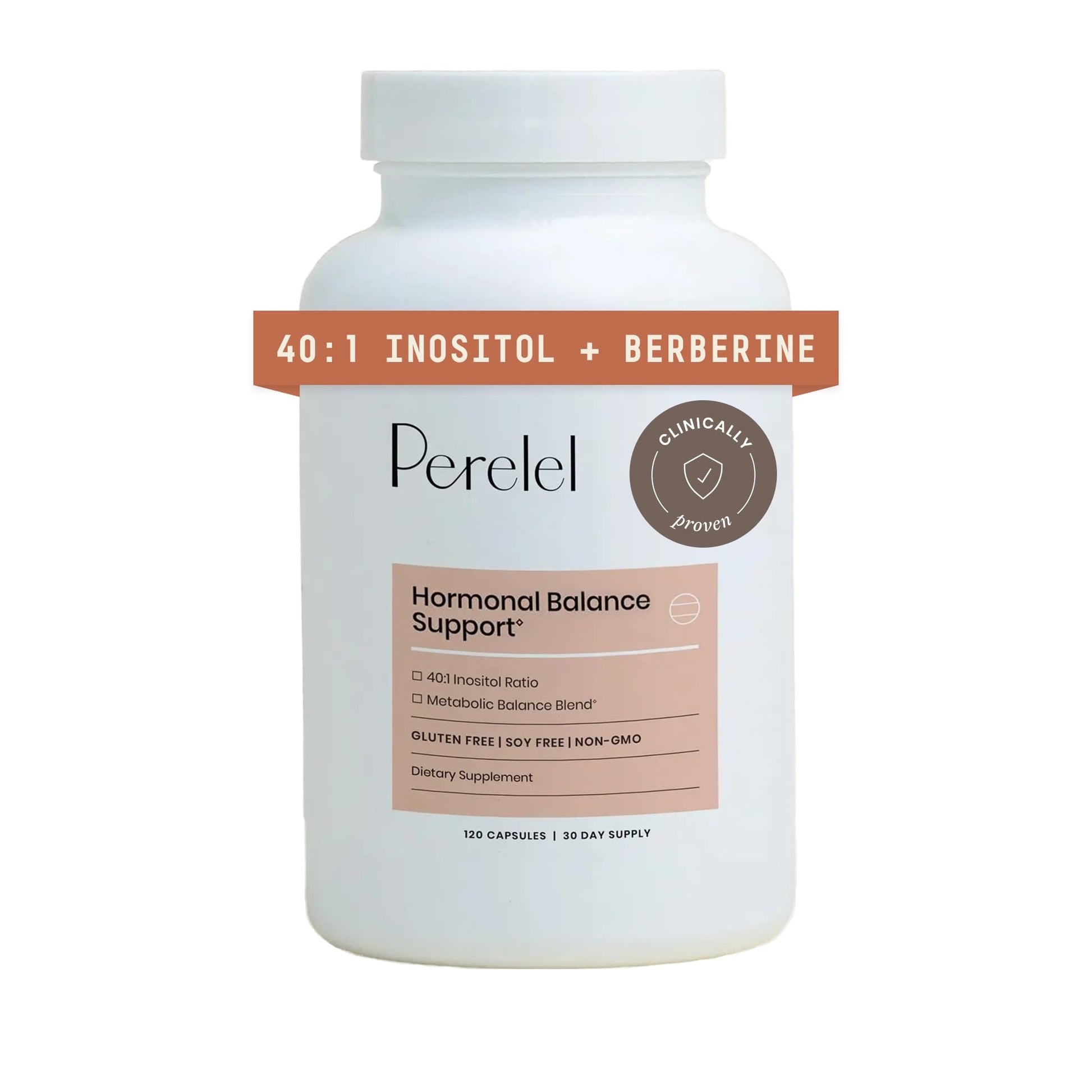Perelel Hormone Balance Support, Myo & D Chiro Inositol, Womens Inositol Supplement with Berberine, Alpha Lipoic Acid, & Dim to Support Female Health, Soy, Dairy & Gluten Free, Non GMO, 120 Capsules Perelel buy australia supplements