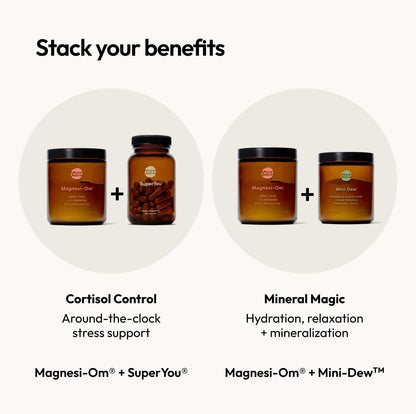 Moon Juice Magnesi-Om Magnesium Powder Supplement - Chelated Magnesium Complex + L-Theanine Blend for Rest, Relaxation & Regularity - Vegan, Non-GMO & No Sugar, Berry, 4.2 oz, 30 Servings