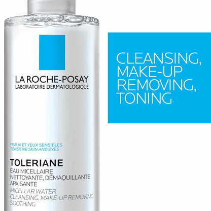 La Roche-Posay Micellar Water Makeup Remover for Sensitive Skin, 13.52oz La Roche-Posay