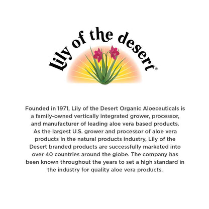 Lily of the Desert Organic Aloe Vera Juice – Inner Fillet, 16 fl oz Lily Of The Desert