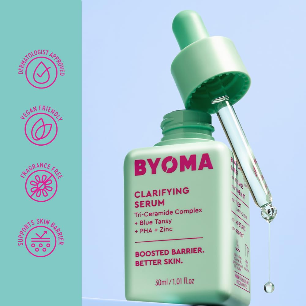 BYOMA Clarifying Serum Barrier Repair for Acne Prone Skin (30ml) BYOMA