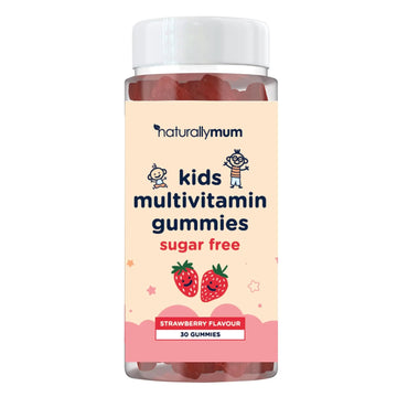 NaturallyMum Kids Multivitamin Gummies | for Children | Vegan Friendly | 30 Chewable Gummies | with Vitamins A, D, E, B6, B12, C | NaturallyMum buy australia supplements