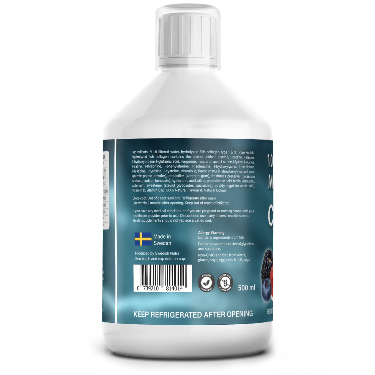 4 Pack Marine Collagen 2.2 Liquid 10000mg Sugar Free Ready to Drink Berry Flavour Best4Group buy australia supplements