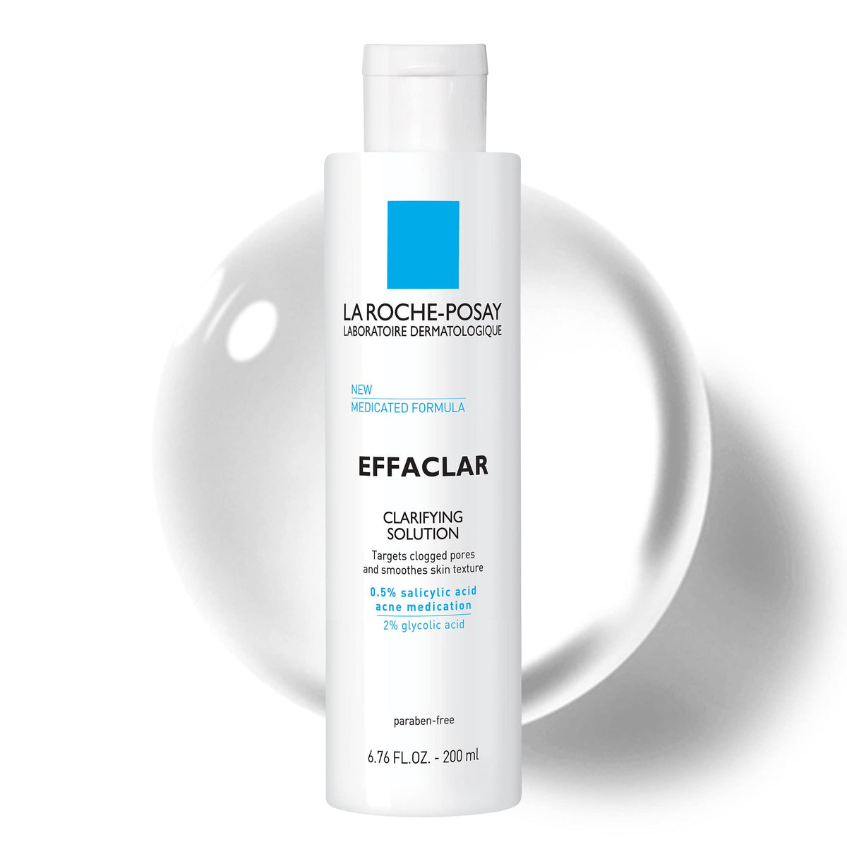 La Roche-Posay Effaclar Clarifying Solution Salicylic Acid Toner, 6.7oz La Roche-Posay