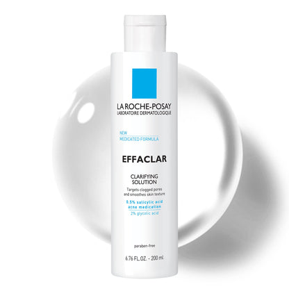 La Roche-Posay Effaclar Clarifying Solution Salicylic Acid Toner, 6.7oz La Roche-Posay