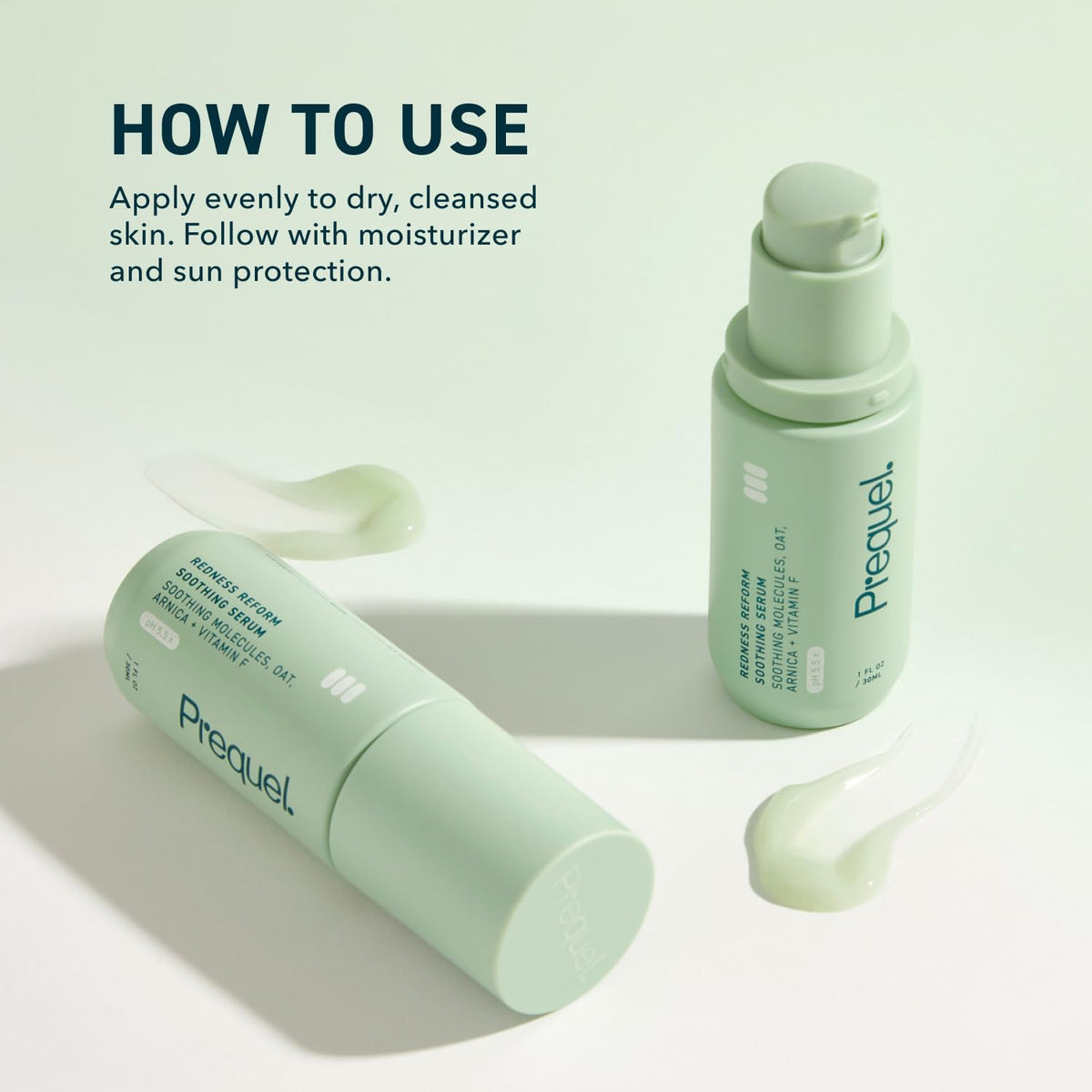 Prequel Skin Redness Corrector - Calming Face Serum, Oat Extract Sensitive Prequel