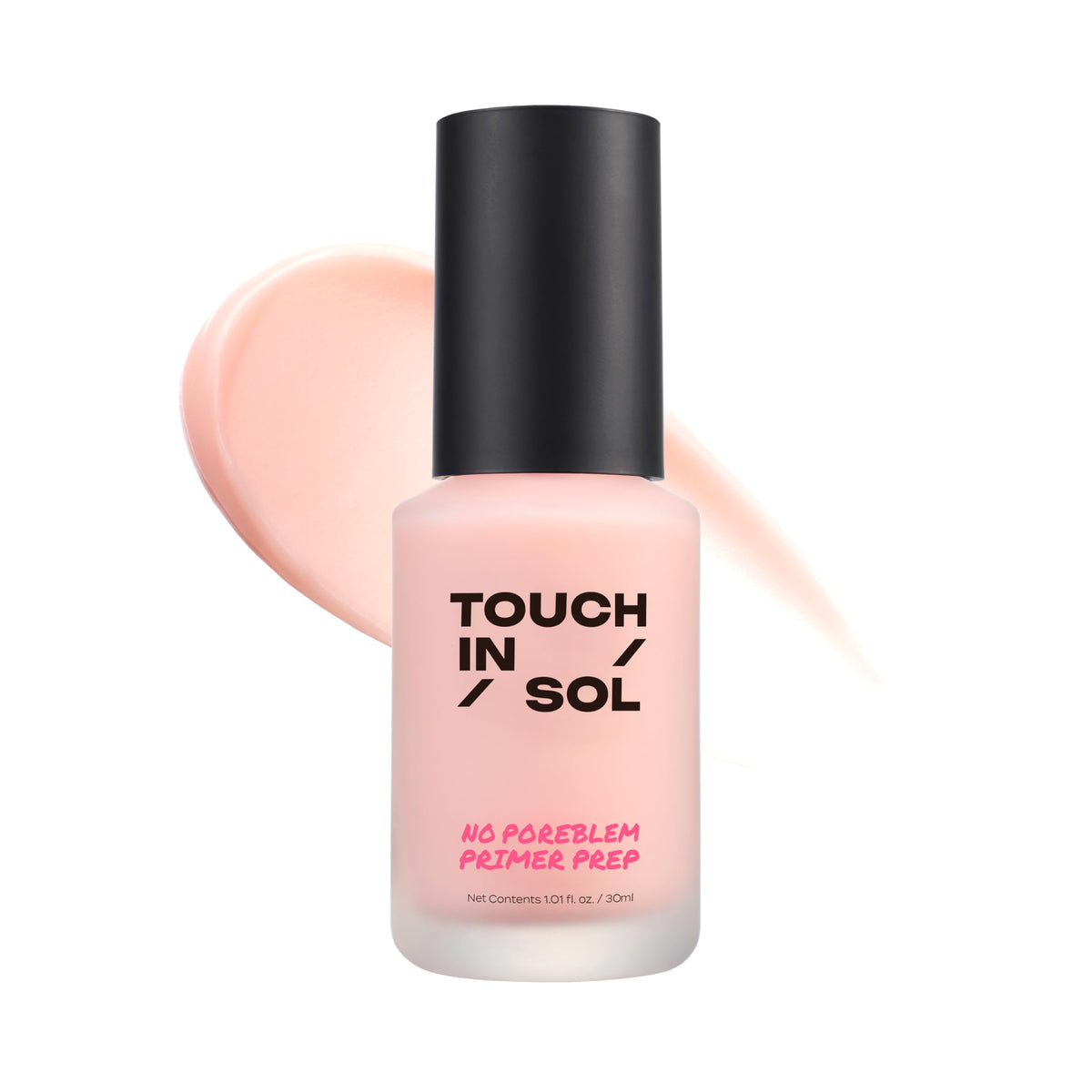 TOUCH IN SOL No Poreblem Primer Prep – Hydrating Makeup Primer, Smooth Matte Finish, Lightweight Pore-Smoothing Base for Long-Lasting Makeup, Korean Makeup Primer for Face (1.01 fl oz) TOUCH IN SOL