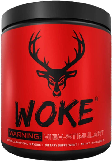 Bucked Up - Woke - HIGH STIM Pre Workout - Best Tasting - Focus Nootropic, Pump, Strength and Growth, 30 Servings (Rocket Pop) Bucked Up buy australia supplements