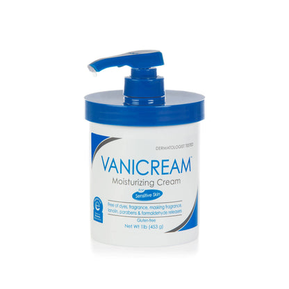 Vanicream Moisturizing Cream with Pump Dispenser, 16 Oz, Formulated without Common Irritants for Sensitive Skin, Body & Face Moisturizer, Restores Moisture & Soothes Irritated, Itchy Areas Gsupps Australia