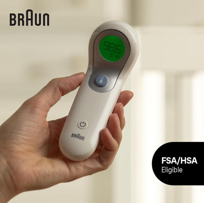 Braun No Touch and Forehead Thermometer - Touchless Thermometer for Adults, Babies, Toddlers & Kids, Color-Coded Fever Guidance, Fast, Reliable, and Accurate Results Gsupps Australia
